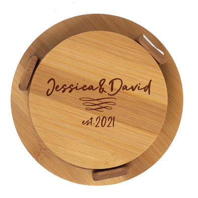 Personalized Coasters – Eco-Friendly Gift – Housewarming, Wedding, Anniversary
