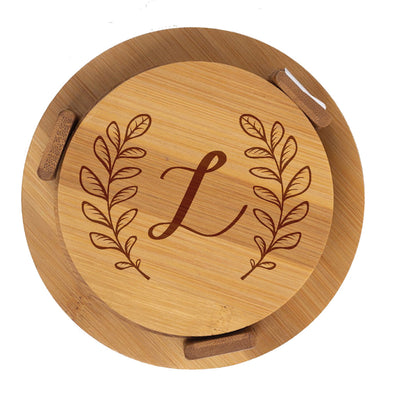 Personalized Coaster Set of 4 Monogramed Gift