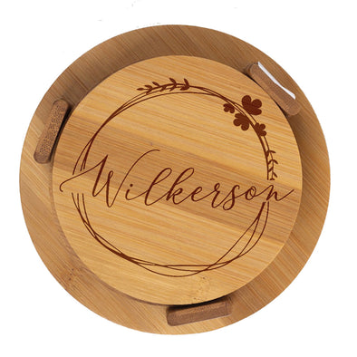 Family Name Coaster Set Personalized
