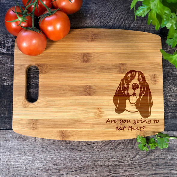 Basset Hound Personalized Cutting Board