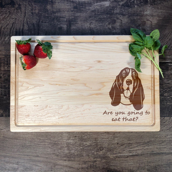 Basset Hound Personalized Cutting Board