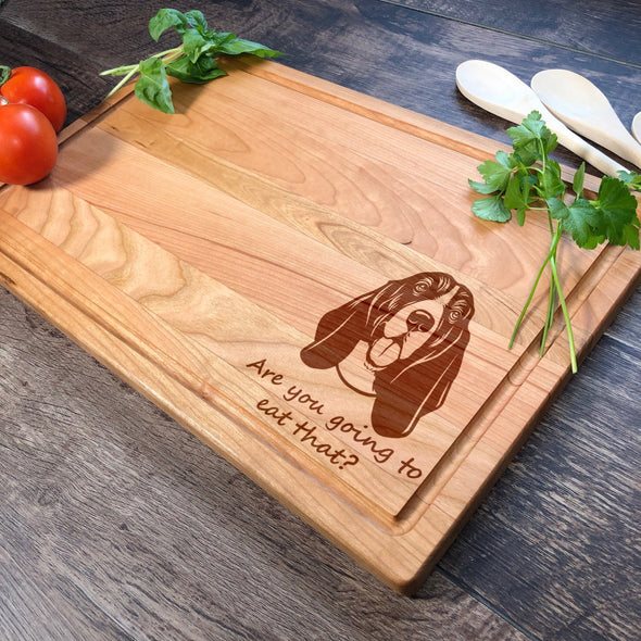 Basset Hound Personalized Cutting Board