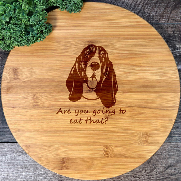 Basset Hound Personalized Cutting Board