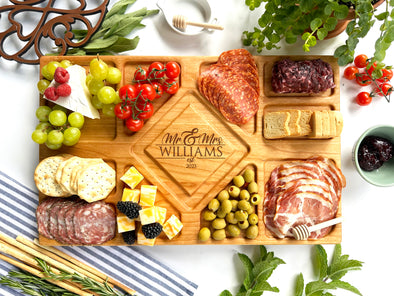 Custom Charcuterie Board. Wedding Gift. Cheese Board. Custom Plank. Ch114