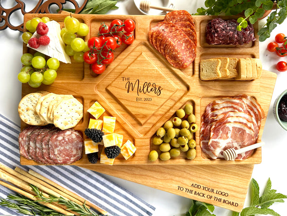 Custom Charcuterie Board. Cheese Board. Custom Plank. Wedding Gift. Ch14