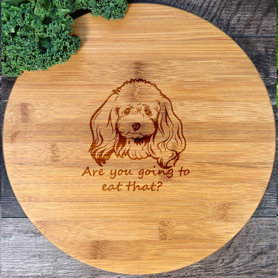 Poodle Cutting Board Personalized Gift