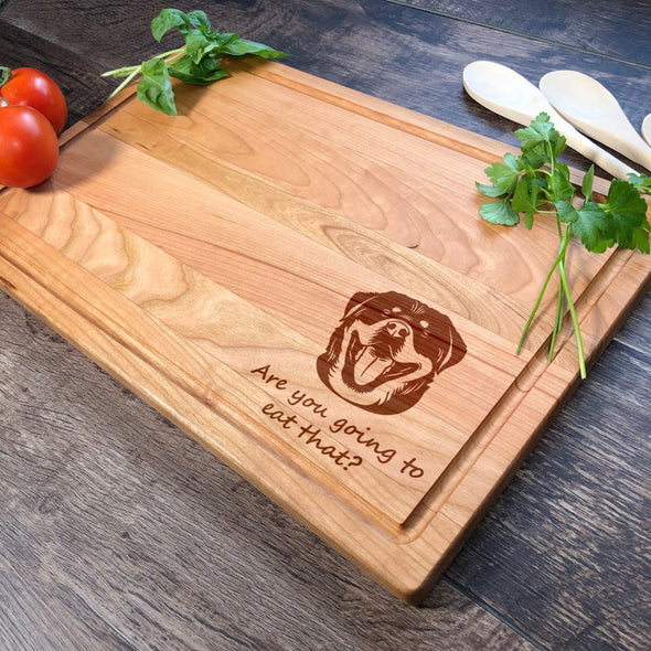 Rottweiler Cutting Board Gift for Dog Owner