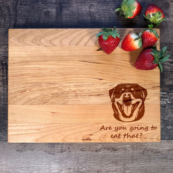 Rottweiler Cutting Board Gift for Dog Owner