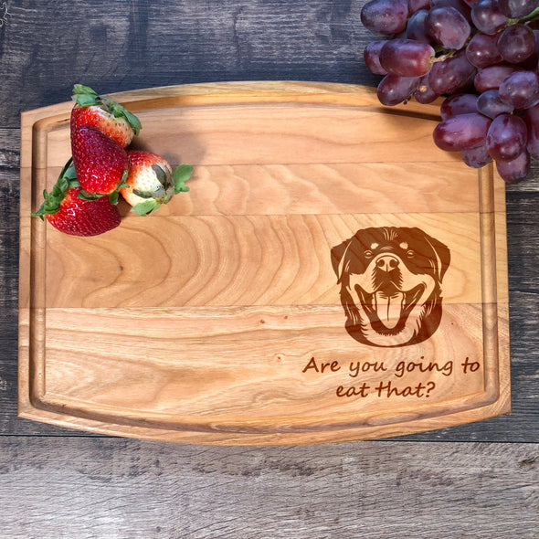 Rottweiler Cutting Board Gift for Dog Owner
