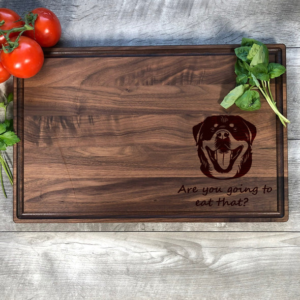 Rottweiler Cutting Board Gift for Dog Owner