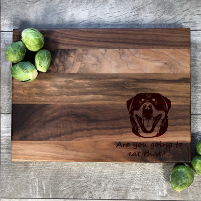 Rottweiler Cutting Board Gift for Dog Owner
