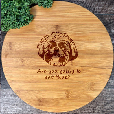 Shih Tzu Personalized Cutting Board Dog Owner Gift