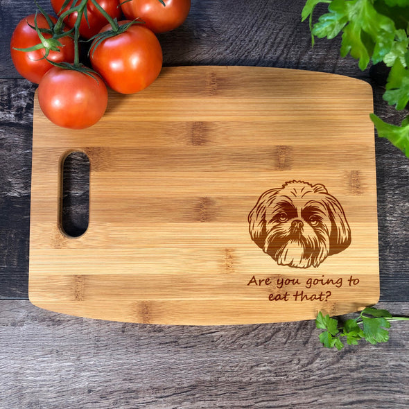 Shih Tzu Personalized Cutting Board Dog Owner Gift