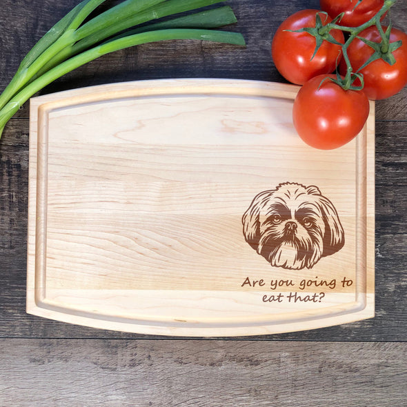 Shih Tzu Personalized Cutting Board Dog Owner Gift