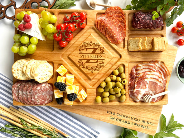 Personalized Charcuterie Board. Monogram Letter. Cheese Board. Wedding Gift. Ch142