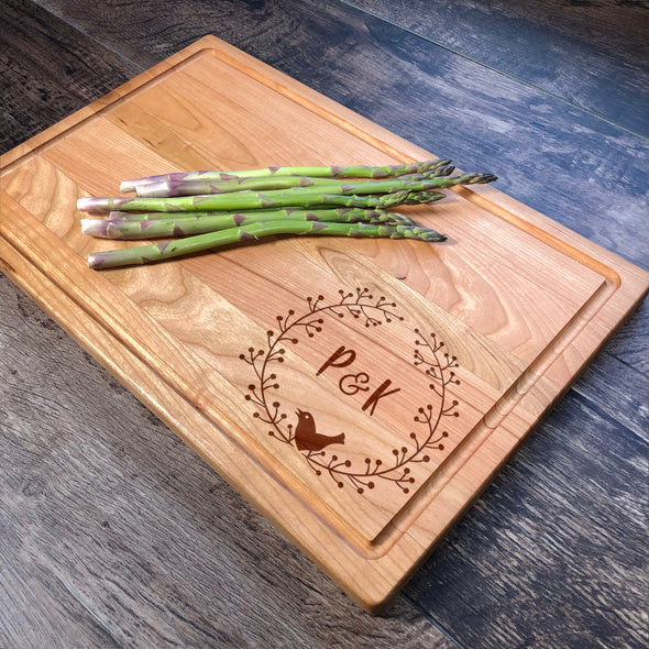 Personalized Cutting Board. Initials Board. M5