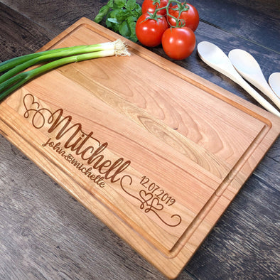 Custom Cutting Board Anniversary Gift M2