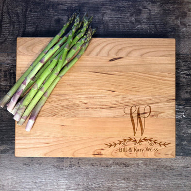 Personalized Cutting Boards. Custom Family Name Board M8