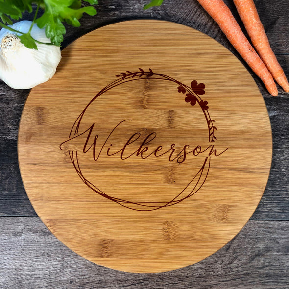 Family Name Custom Cutting Board M9