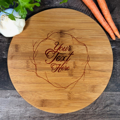 Your Text Here. Cuustom Cutting board. Personalized Board. Bamboo Board. M29