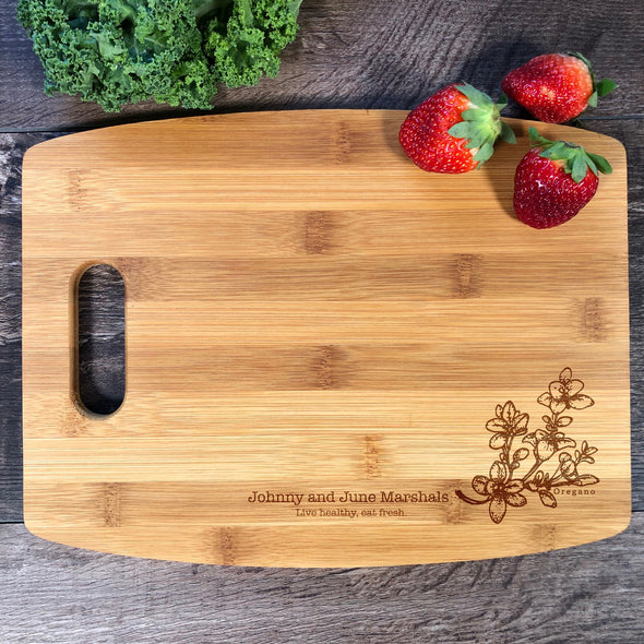 Personalized Board. Herbs. Oregano. M65
