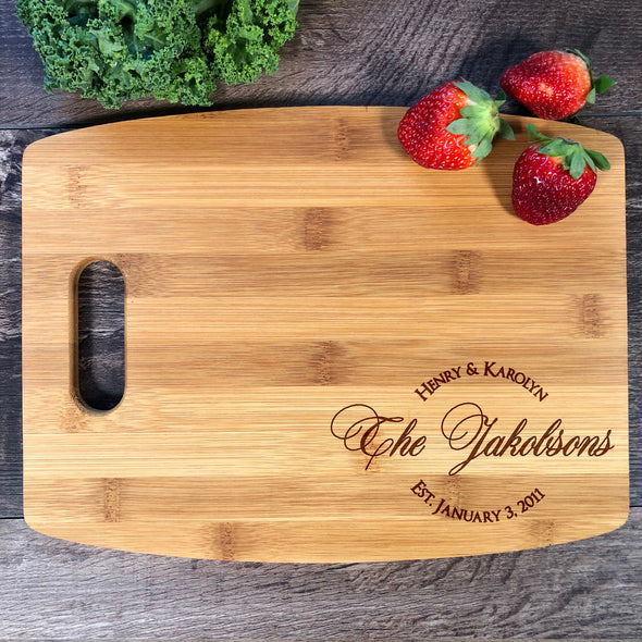 Cutting Board Wood. Wedding Gift.  M13