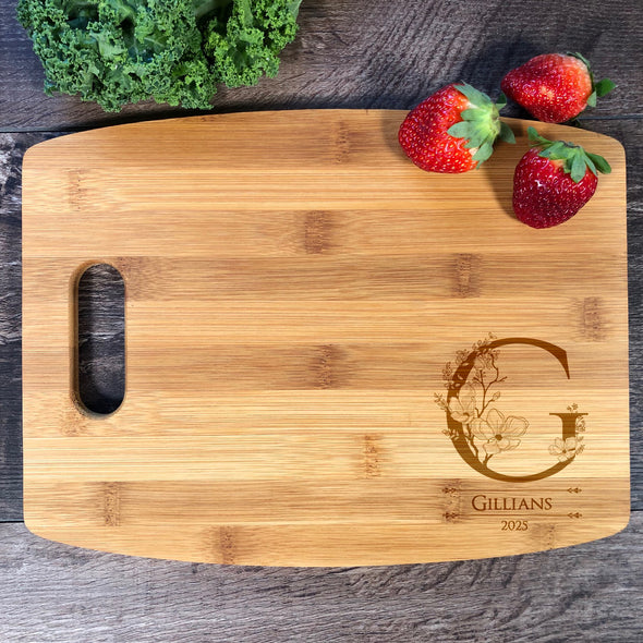 Charcuterie Board. Custom Cutting Board. Initials M70