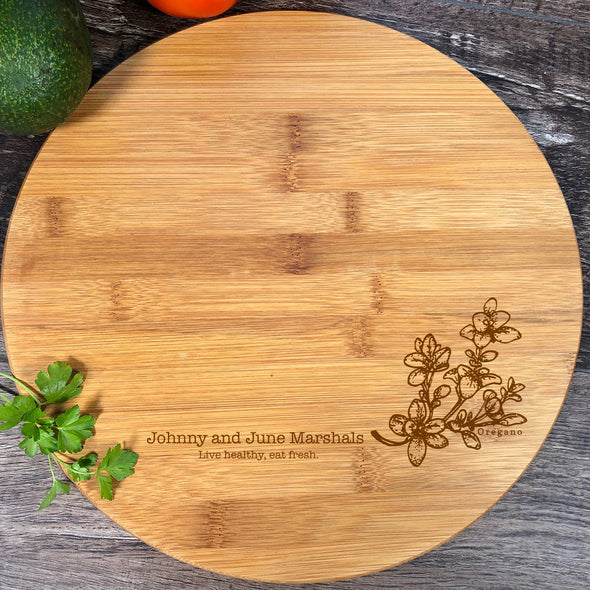 Personalized Board. Herbs. Oregano. M65