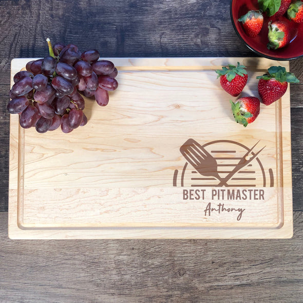 Best Pitmaster Cutting Board. Wood Cutting Board. M69