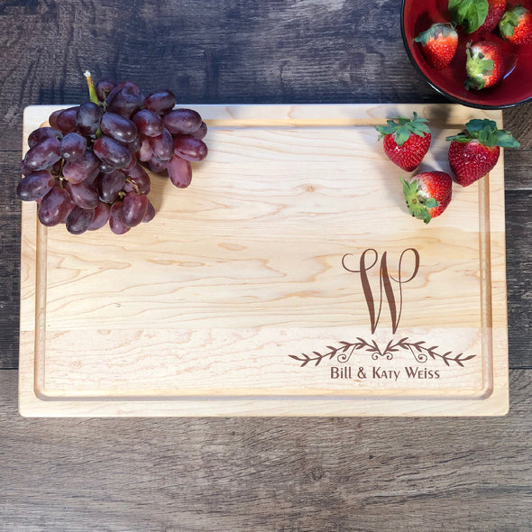 Personalized Cutting Boards. Custom Family Name Board M8