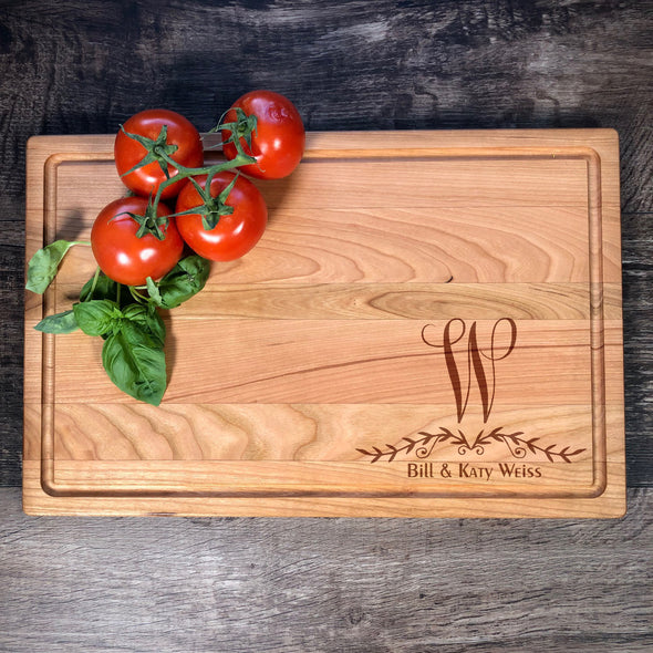 Personalized Cutting Boards. Custom Family Name Board M8