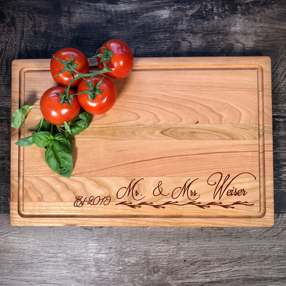 Bamboo Cutting Board. Personalized Gift M3