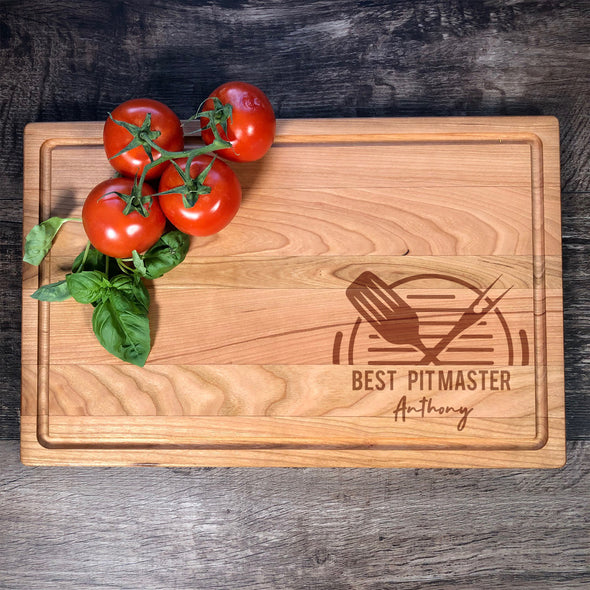 Best Pitmaster Cutting Board. Wood Cutting Board. M69