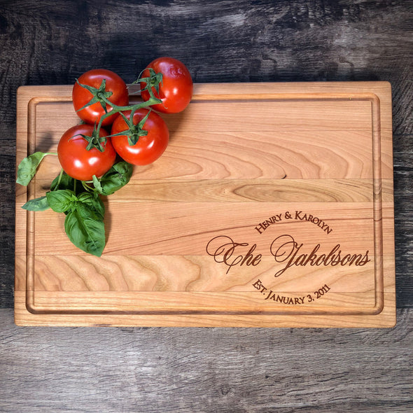 Cutting Board Wood. Wedding Gift.  M13