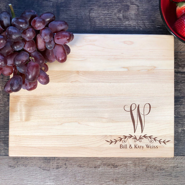 Personalized Cutting Boards. Custom Family Name Board M8