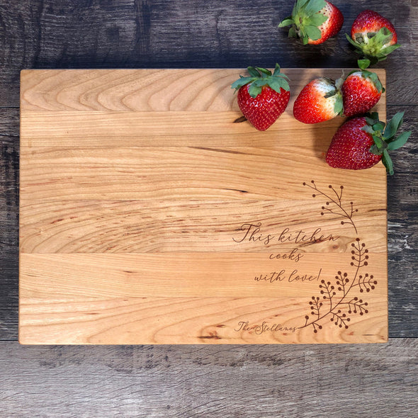 Custom Cutting Boards. This Kitchen Cooks With Love. M25