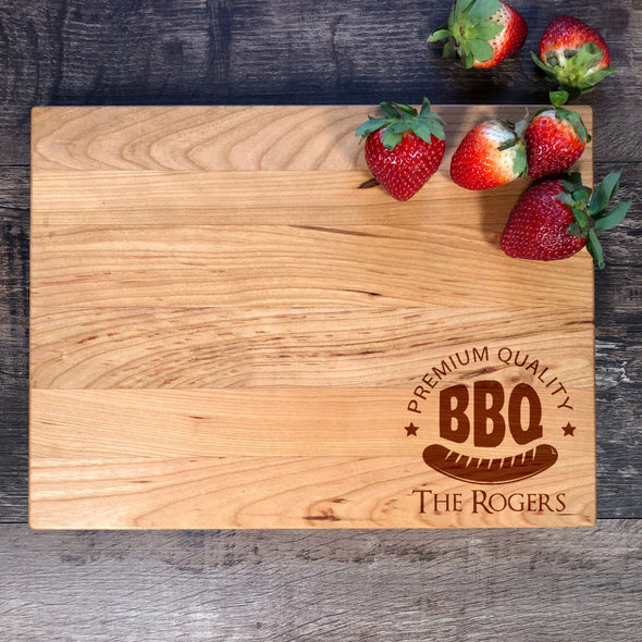 Personalized Cutting Board. Premium Quality BBQ. M37