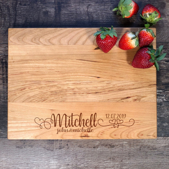 Custom Cutting Board Anniversary Gift M2