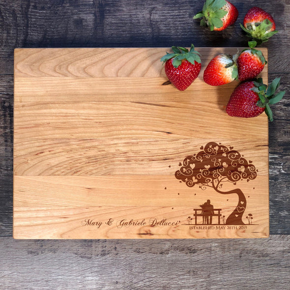Custom Cutting Board. Couple In Love. M11