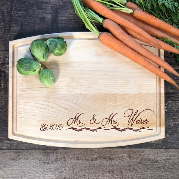 Bamboo Cutting Board. Personalized Gift M3