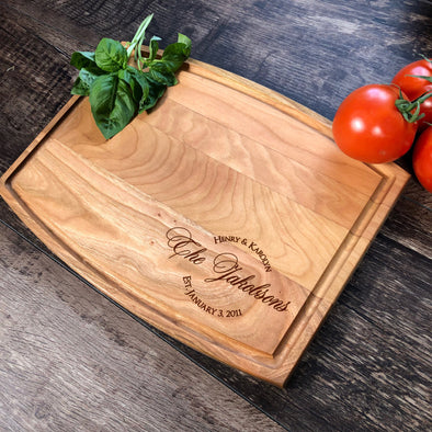 Cutting Board Wood. Wedding Gift.  M13