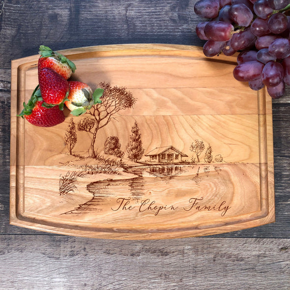 Custom Cutting Board. Personalized Gift. M42