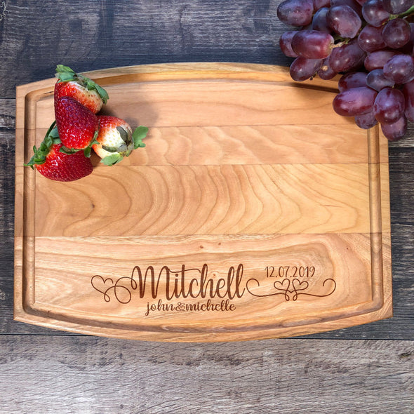Custom Cutting Board Anniversary Gift M2