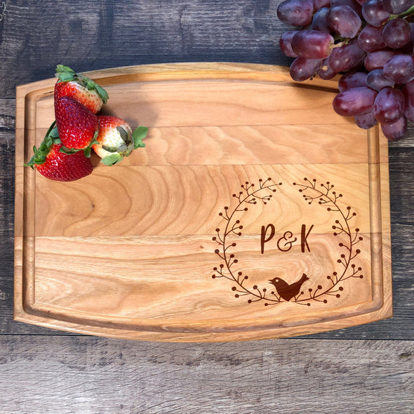 Personalized Cutting Board. Initials Board. M5