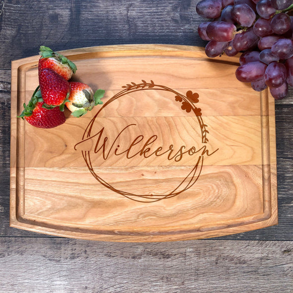 Family Name Custom Cutting Board M9