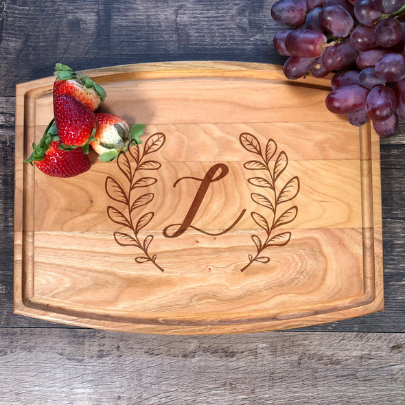 Wood Cutting Board. Last Name Custom. Housewarming. Wedding Gift. M72