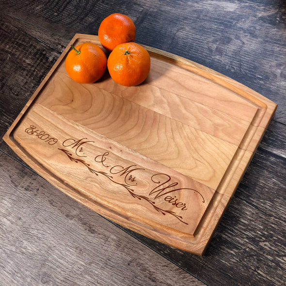 Bamboo Cutting Board. Personalized Gift M3