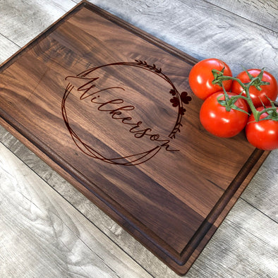 Family Name Custom Cutting Board M9