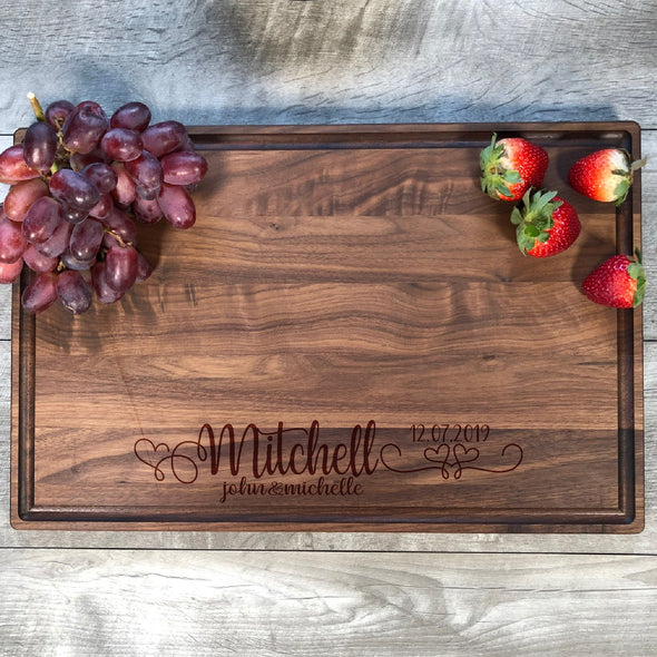Custom Cutting Board Anniversary Gift M2