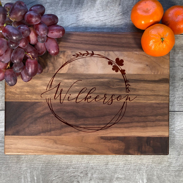 Family Name Custom Cutting Board M9